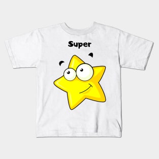 Superstar Cartoon Design Kids T-Shirt